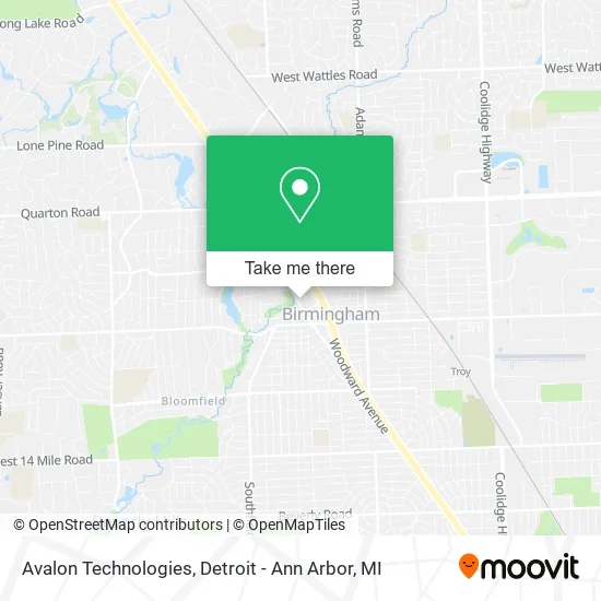 Mapa de Avalon Technologies