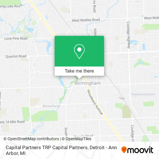 Capital Partners TRP Capital Partners map