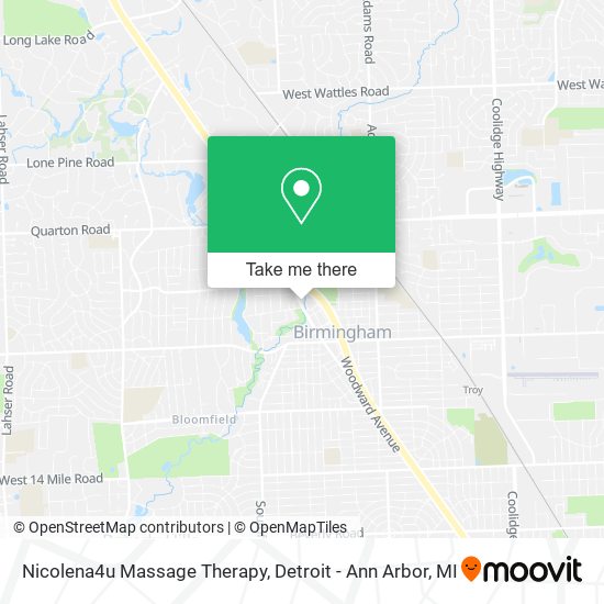 Nicolena4u Massage Therapy map