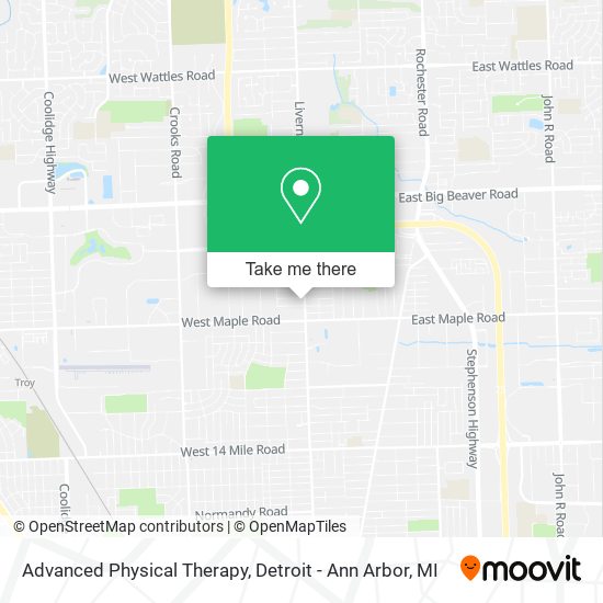 Advanced Physical Therapy map