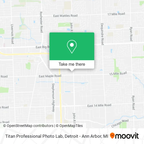 Titan Professional Photo Lab map