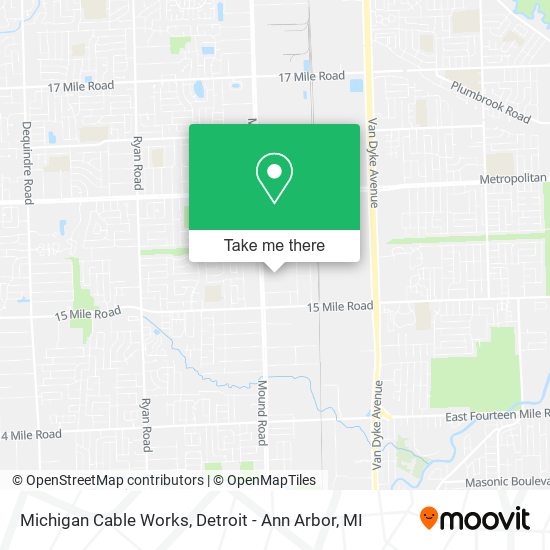 Mapa de Michigan Cable Works