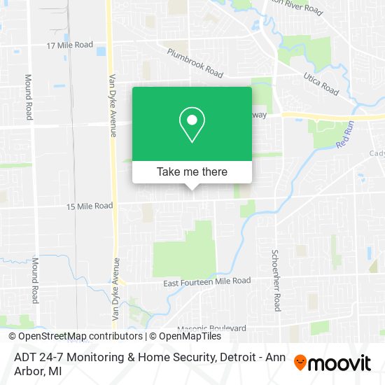 Mapa de ADT 24-7 Monitoring & Home Security