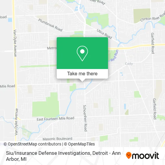 Siu / Insurance Defense Investigations map