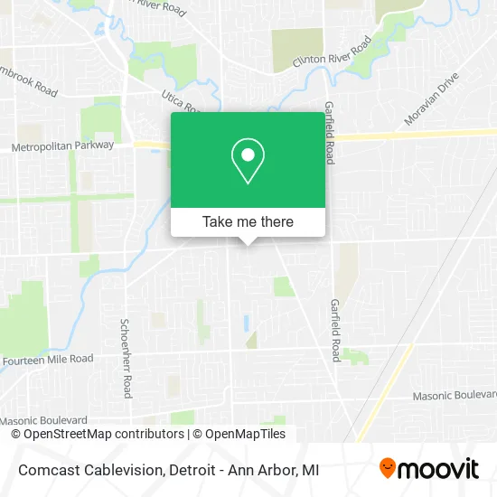 Comcast Cablevision map