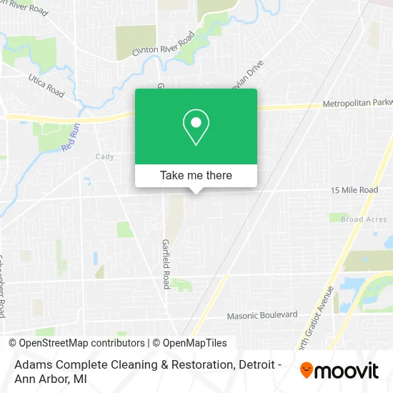 Adams Complete Cleaning & Restoration map