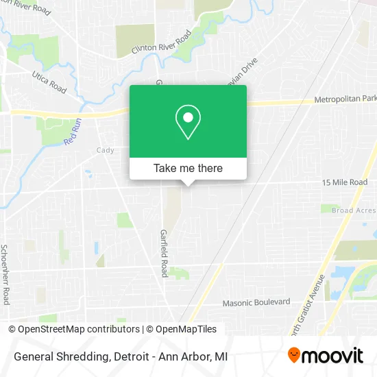 General Shredding map