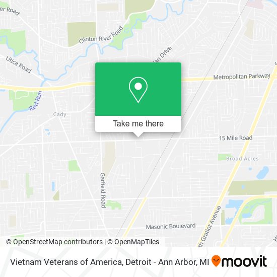 Mapa de Vietnam Veterans of America