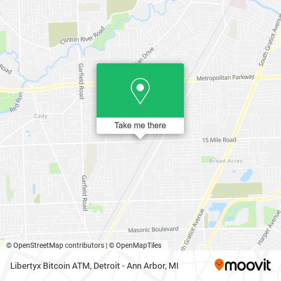 Libertyx Bitcoin ATM map