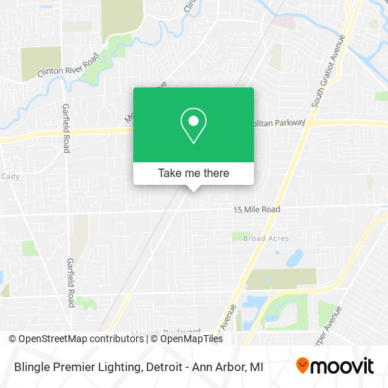 Blingle Premier Lighting map