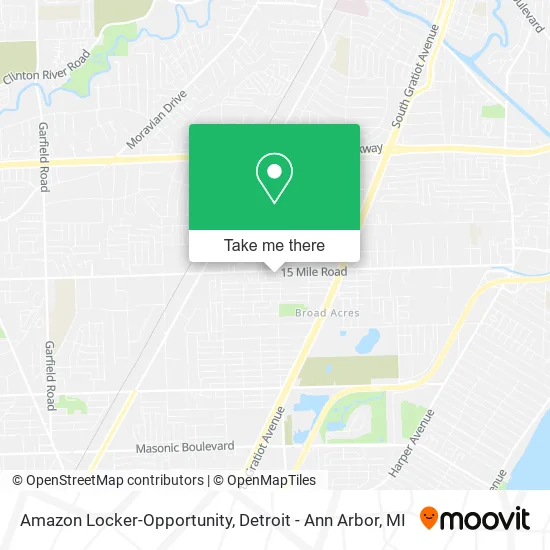 Mapa de Amazon Locker-Opportunity