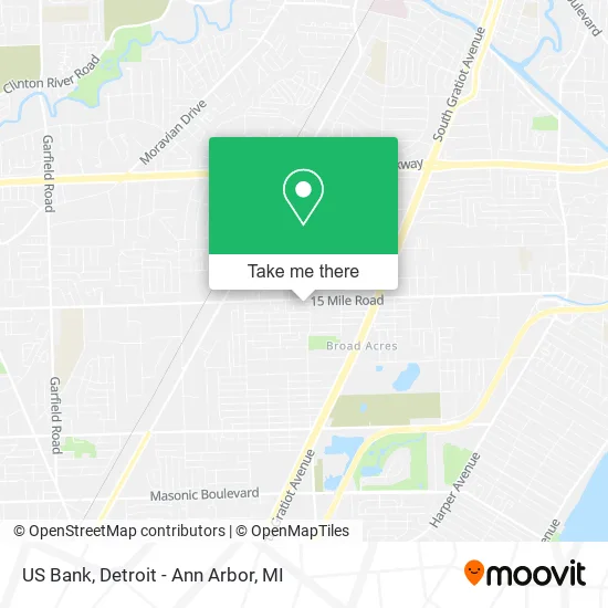 US Bank map