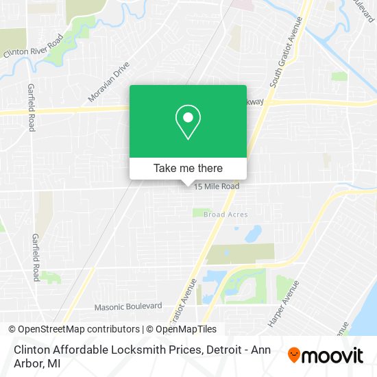 Clinton Affordable Locksmith Prices map