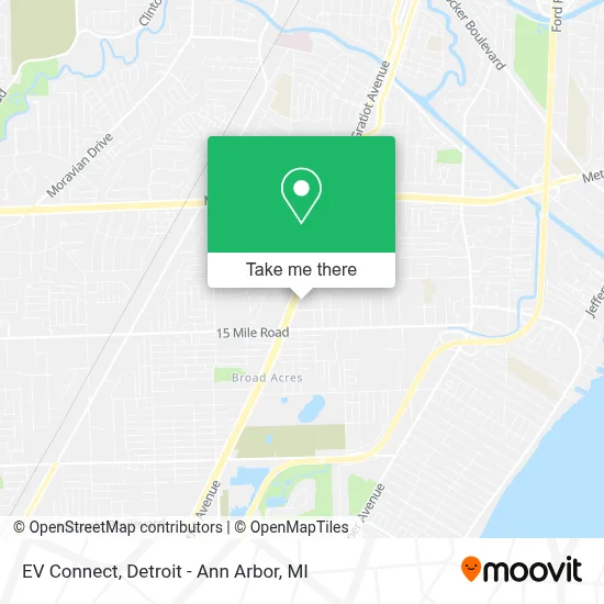 EV Connect map
