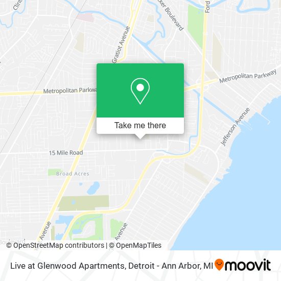 Mapa de Live at Glenwood Apartments