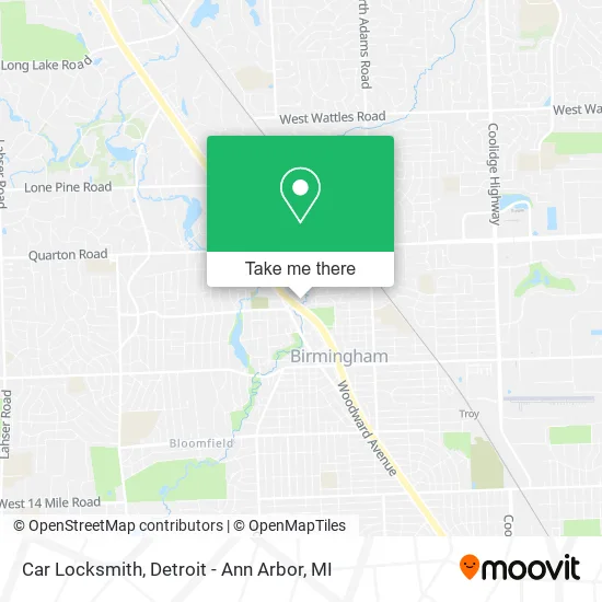 Car Locksmith map