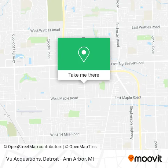 Vu Acqusitions map