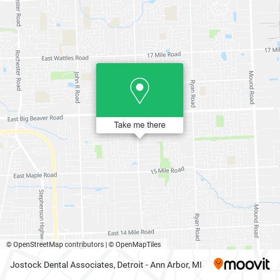 Jostock Dental Associates map