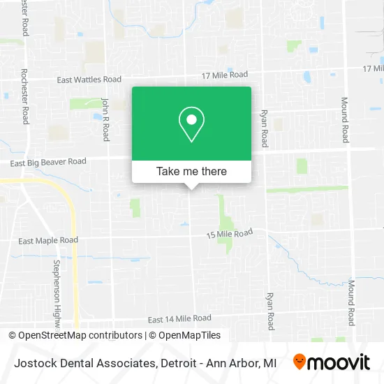 Jostock Dental Associates map
