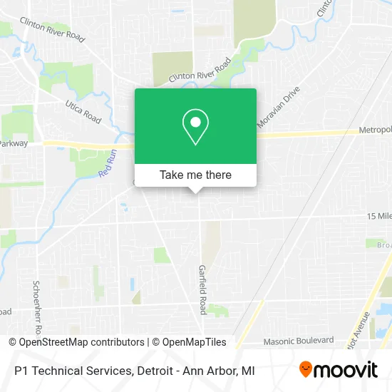 P1 Technical Services map