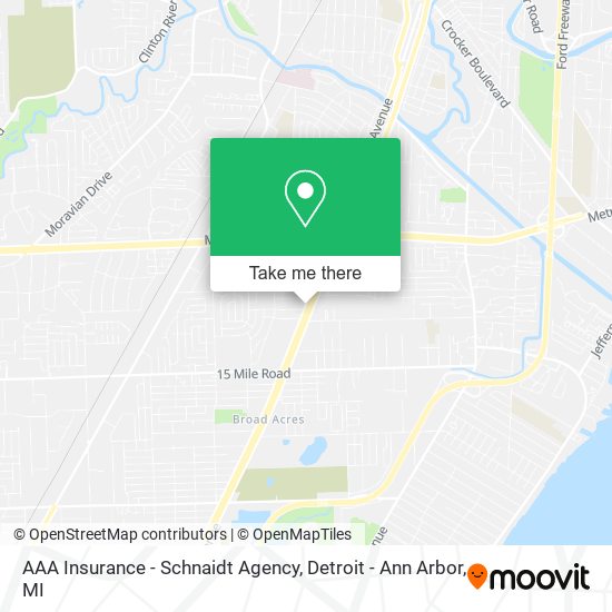 AAA Insurance - Schnaidt Agency map