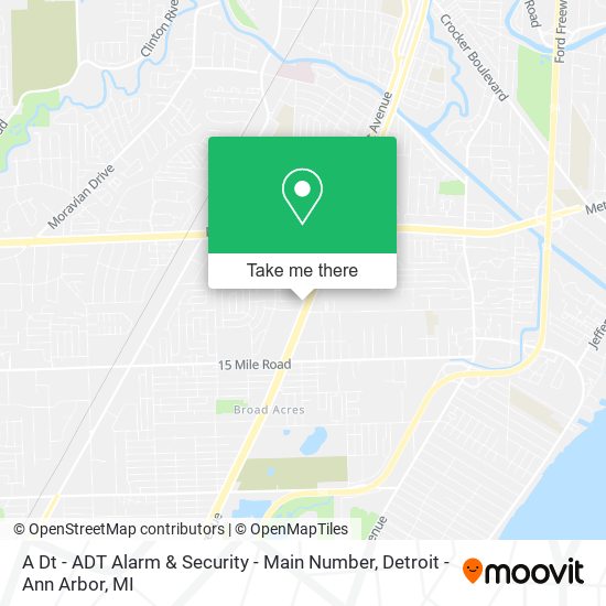 A Dt - ADT Alarm & Security - Main Number map