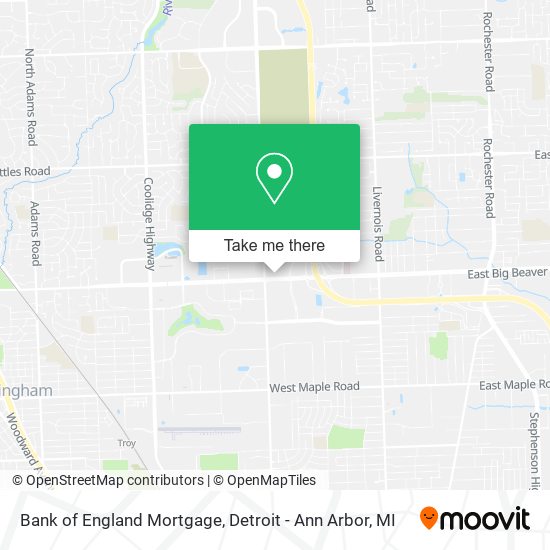 Bank of England Mortgage map