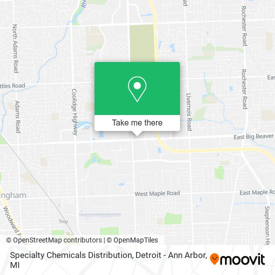 Specialty Chemicals Distribution map