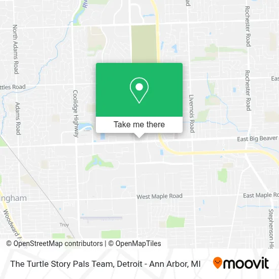 The Turtle Story Pals Team map