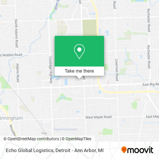 Echo Global Logistics map