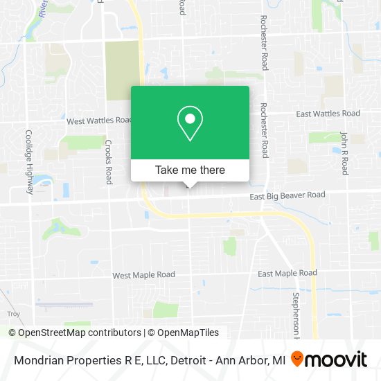 Mondrian Properties R E, LLC map