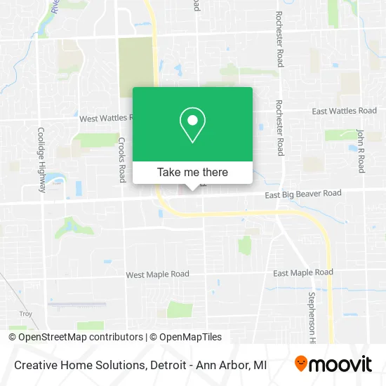 Creative Home Solutions map