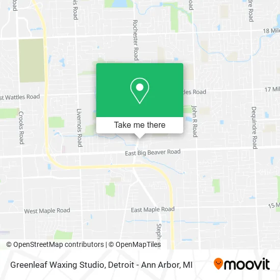 Greenleaf Waxing Studio map