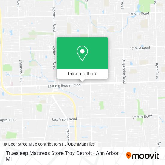 Mapa de Truesleep Mattress Store Troy