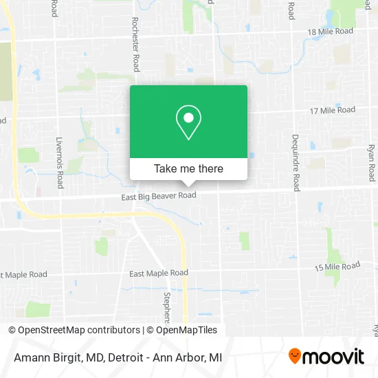 Mapa de Amann Birgit, MD