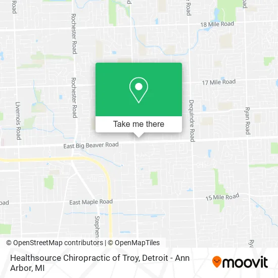 Healthsource Chiropractic of Troy map