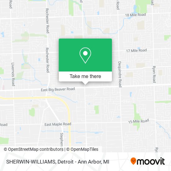 SHERWIN-WILLIAMS map