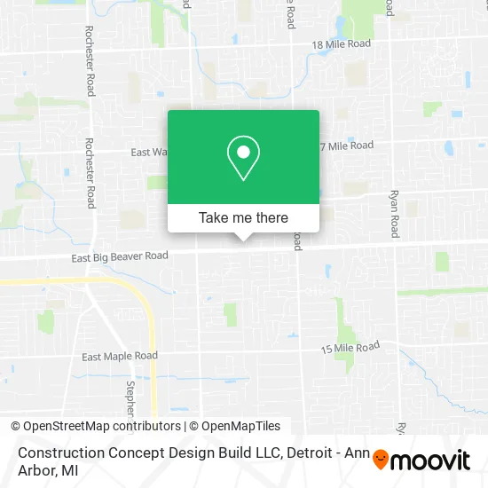Construction Concept Design Build LLC map