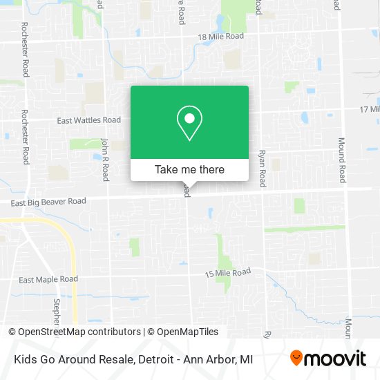 Kids Go Around Resale map