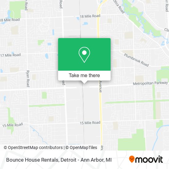 Mapa de Bounce House Rentals