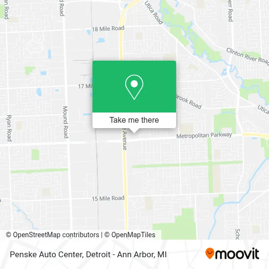 Penske Auto Center map