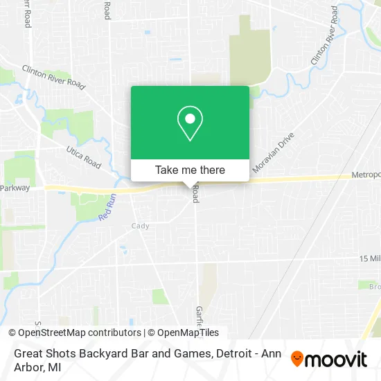 Great Shots Backyard Bar and Games map