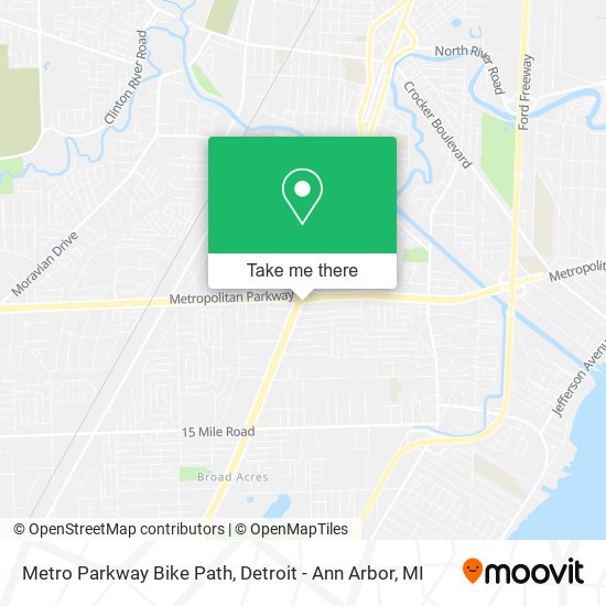 Mapa de Metro Parkway Bike Path