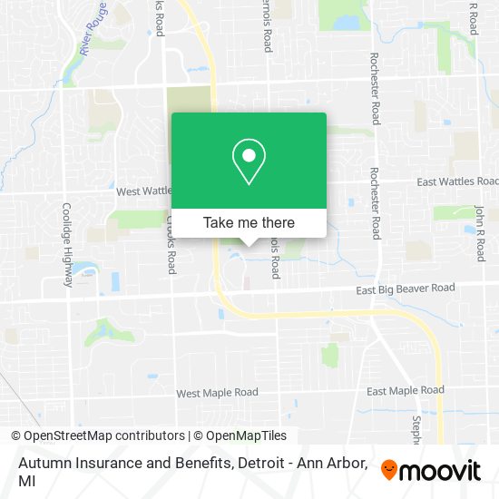 Mapa de Autumn Insurance and Benefits