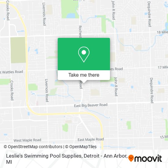 Leslie's Swimming Pool Supplies map