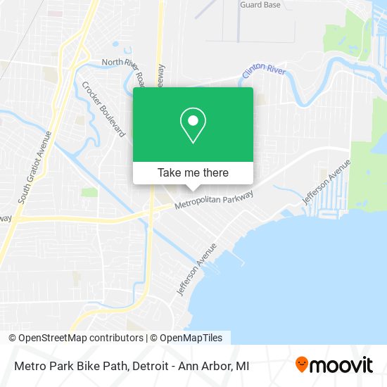 Mapa de Metro Park Bike Path