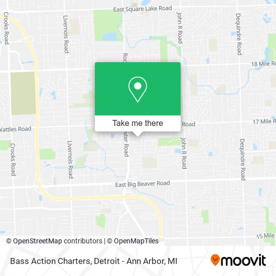 Bass Action Charters map