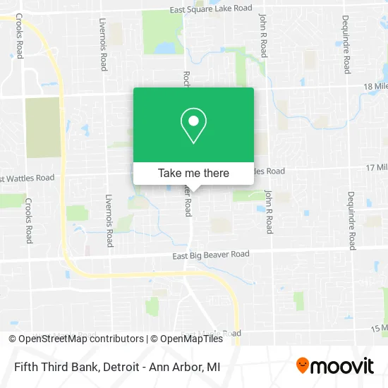 Mapa de Fifth Third Bank