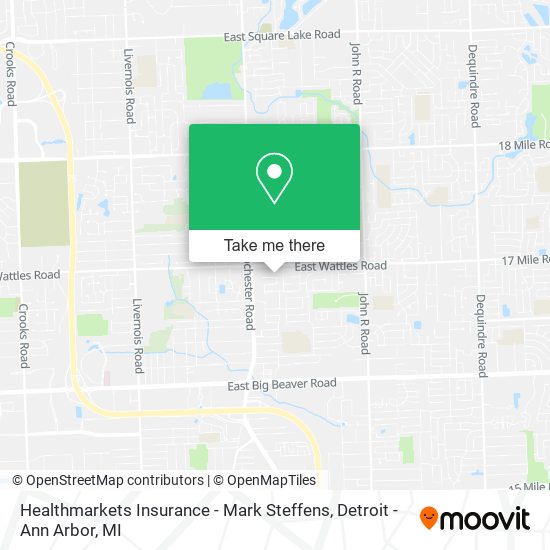 Healthmarkets Insurance - Mark Steffens map