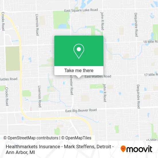 Healthmarkets Insurance - Mark Steffens map
